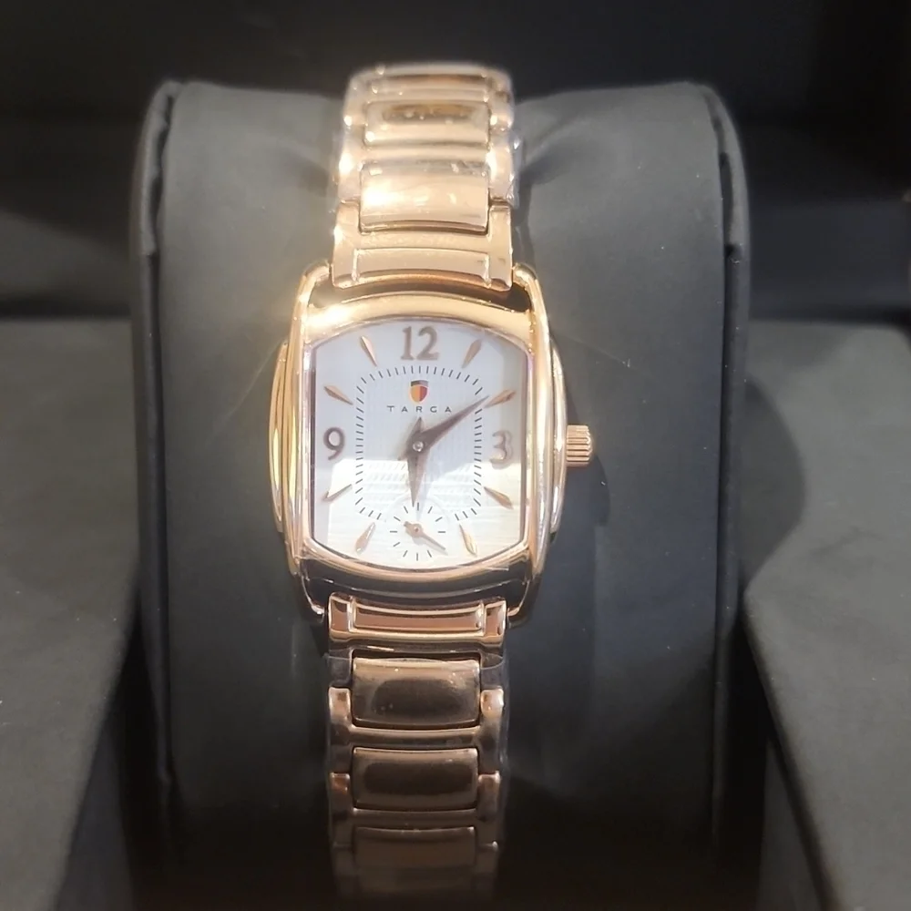 LADIES LUXURY ROSE GOLD TARGA WATCH